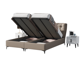 מיטה יהודית ALABAMA עם ארגז מצעים4