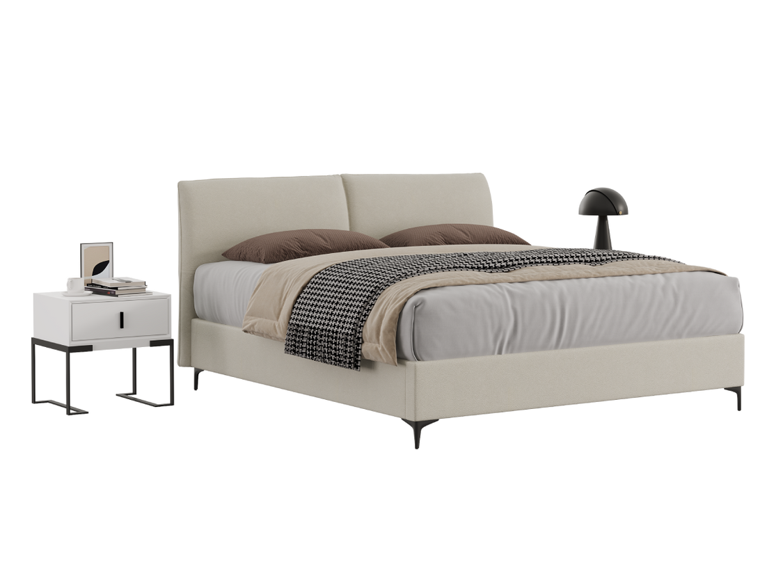 7 מיטה זוגית Detroit עם ארגז מצעים