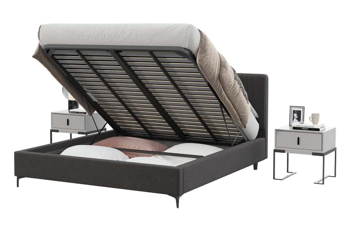 2 מיטה זוגית Michigan עם ארגז מצעים