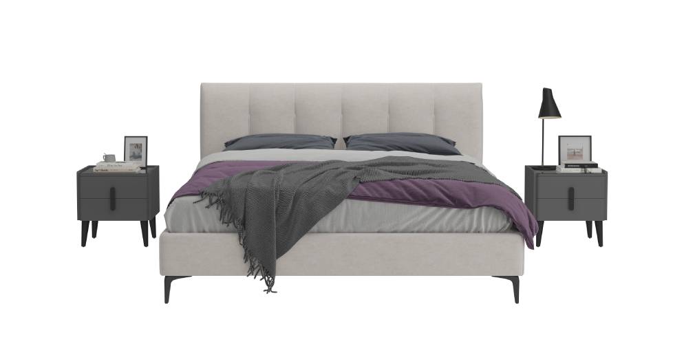 4 מקבלים מנגנונים מתכווננים במתנה בקניית מיטה זוגית Anabel עם מזרני Sealy Hybrid Active