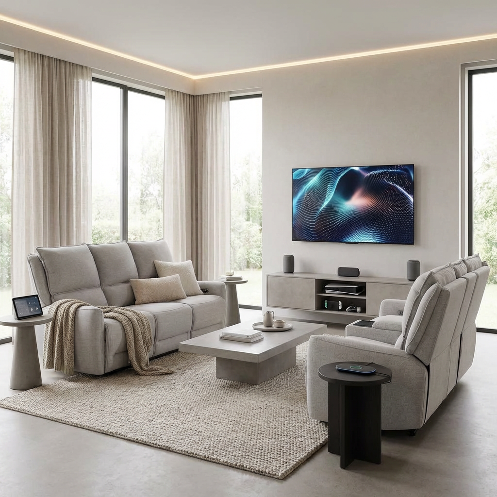 8 DENVER DELUXE סלון מתכוונן 3+2