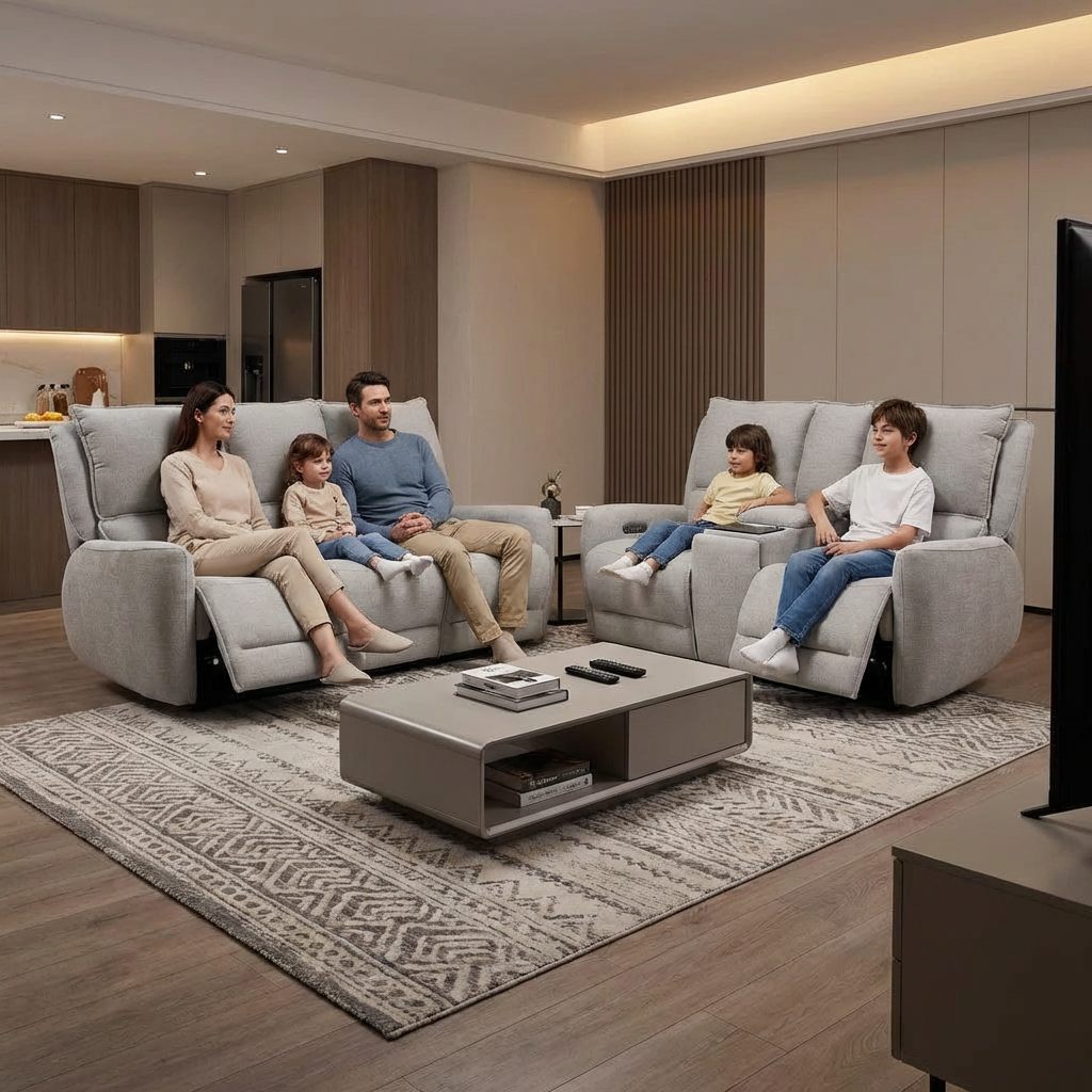 4 DENVER DELUXE סלון מתכוונן 3+2